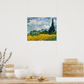 Wheat Field met Cypresses (1889) door Vincent Poster (Keuken)