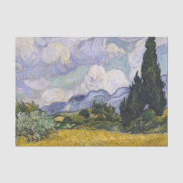 Wheat field met Cypresses Van Gough Decoupage Tissuepapier