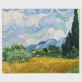 Wheat Field met Cypresses van Vincent Van Gogh Cadeaupapier (Vlak)