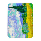 Wheat Field met Cypresses van Vincent Van Gogh Magneet (Verticaal)