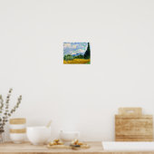 Wheat Field met Cypresses van Vincent Van Gogh Poster (Keuken)