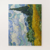 Wheat Field met Cypresses, Vincent van Gogh Legpuzzel (Verticaal)