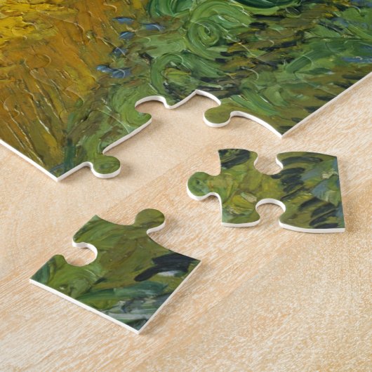 Wheat Field met Cypresses, Vincent van Gogh Legpuzzel (Zijkant)