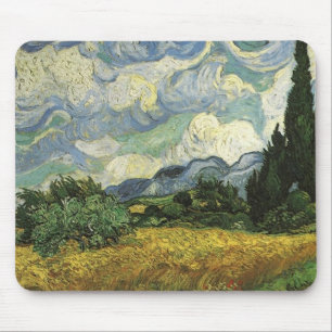Wheat Field met Cypresses, Vincent Van Gogh Muismat