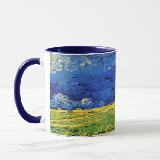 Wheat Field under Clouded Sky by Vincent van Gogh Mok (Links)