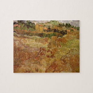 Wheat Fields met Auvers van Vincent van Gogh Legpuzzel