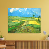 Wheat Fields op Auvers under Clouded Sky, Vincent Canvas Afdruk (Insitu (Woonkamer))