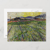 Wheat Fields van Van Gogh Briefkaart (Voorkant / Achterkant)