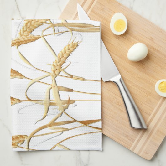 Wheat Kitchen Towel 16 x 24 inch Theedoek (Quarter Fold)