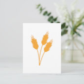 Wheat Stalk Briefkaart (Staand voorkant)