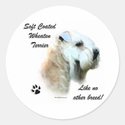 Wheaten als geen ander ras - Sticker (Voorkant)