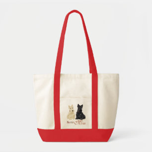 Wheaten & Black Schotse Terrier voor Moederdag Tote Bag