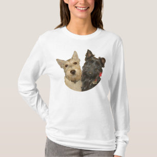 Wheaten & Black Schotse Terriërs T-shirt