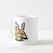 Wheaten Cairn Terrier Art Koffiemok (Voorkant links)