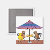 Wheaten Chat Magneet (Voorkant / Achterkant)