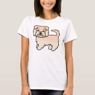 Wheaten Norfolk Terrier Schattige Cartoon Hond T-shirt