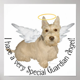Wheaten Schotse Terrier Engelen Poster
