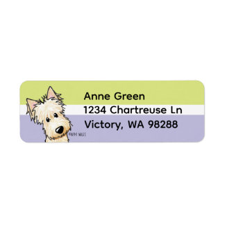 Wheaten Schotse Terrier Etiket