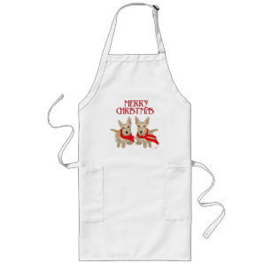 Wheaten Schotse Terriër Kerstmis Lang Schort