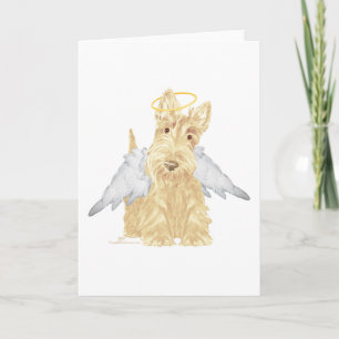 Wheaten Scottie Angel Kaart
