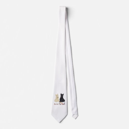 Wheaten Scotties Celebrate Vaderdag Stropdas (Voorkant)