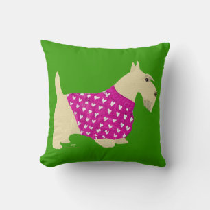 Wheaten Scottish Terrier Sweater Pillow Kussen