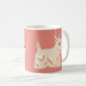 Wheaten Scottish Terrier Warm Peach Mok (Voorkant rechts)