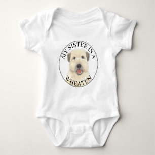 Wheaten Terrier Big Sister Romper