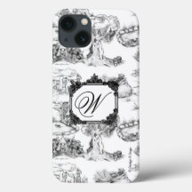WHEATEN Terrier Black Toile w/Monogram