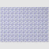 WHEATEN Terrier Blue Toile Tissuepapier (Voorkant)