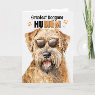 Wheaten Terrier Dog Beste HuMOM Ooit Moederdag Feestdagen Kaart