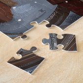 Wheaten Terrier Dog Christmas Festive Legpuzzel (Zijkant)