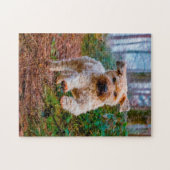 Wheaten Terrier Dog Jigsaws. Legpuzzel (Horizontaal)