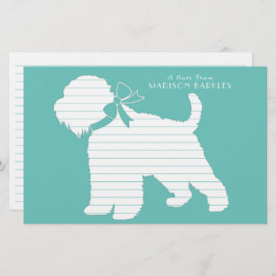 Wheaten Terrier Dog Puppy Briefpapier