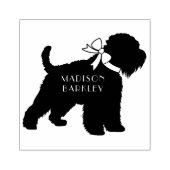 Wheaten Terrier Dog Puppy Rubberstempel (Afrduk)