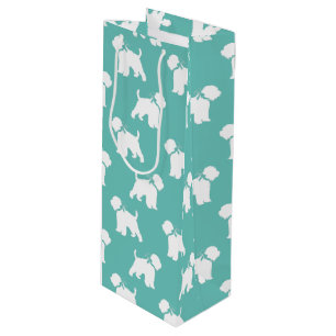 Wheaten Terrier Dog Puppy Wijn Cadeautas