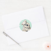 Wheaten Terrier Easter Spring Stickers (Envelop)