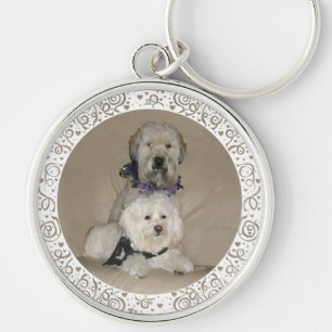Wheaten Terrier en Havanese Sleutelhanger