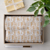 WHEATEN Terrier Gold Toile Tissuepapier (Geschenk)