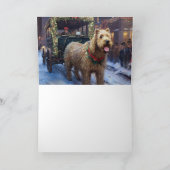 Wheaten Terrier Kerstfeest Seizoen Kaart (Binnen)