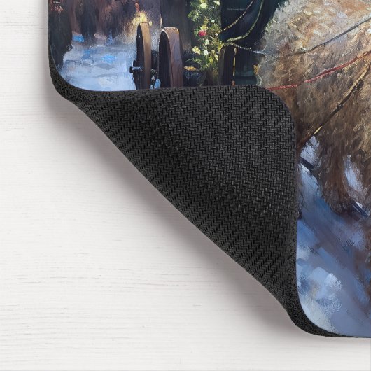 Wheaten Terrier Kerstfeest Seizoen Muismat (Hoek)