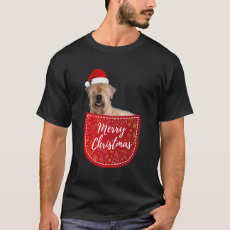 Wheaten Terrier Kersthond in je zak T-shirt