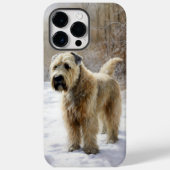 Wheaten Terrier Laat het sneeuwen Kerstmis Case-Mate iPhone Case (Achterkant)