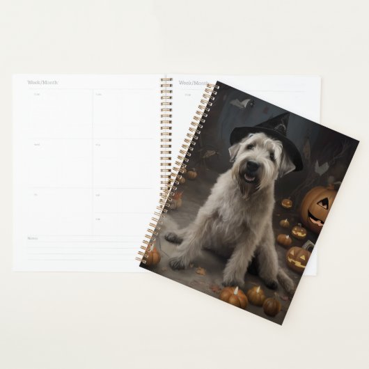 Wheaten Terrier Pompoenen Halloween Eng Planner (Display)