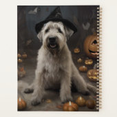 Wheaten Terrier Pompoenen Halloween Eng Planner (Achterkant)
