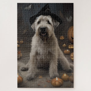 Wheaten Terrier Pompoenen Halloween Griezelen Legpuzzel