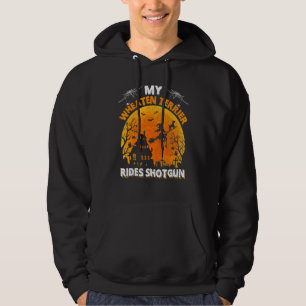 Wheaten Terrier Rijdt Shotgun Wheaten Terrier Hond Hoodie