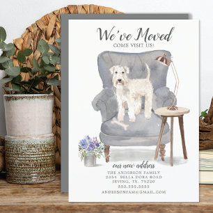 Wheaten Terrier We hebben 'Moving Announcement' ve Aankondiging