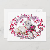 Wheaten Valentijn Feestdagenkaart (Voorkant / Achterkant)