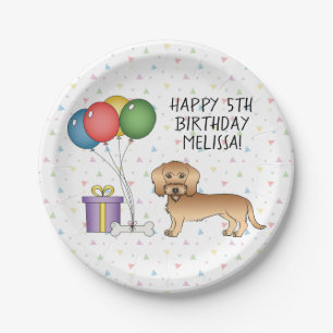 Wheaten Wire Haired Dachshund Cute Hond - Verjaard Papieren Bordje